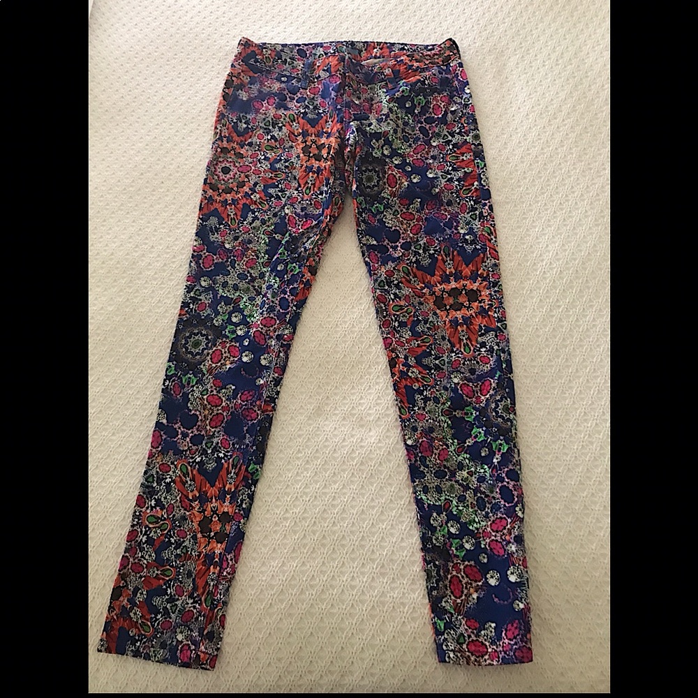 L’amour, Print Pants Floral, Size 9